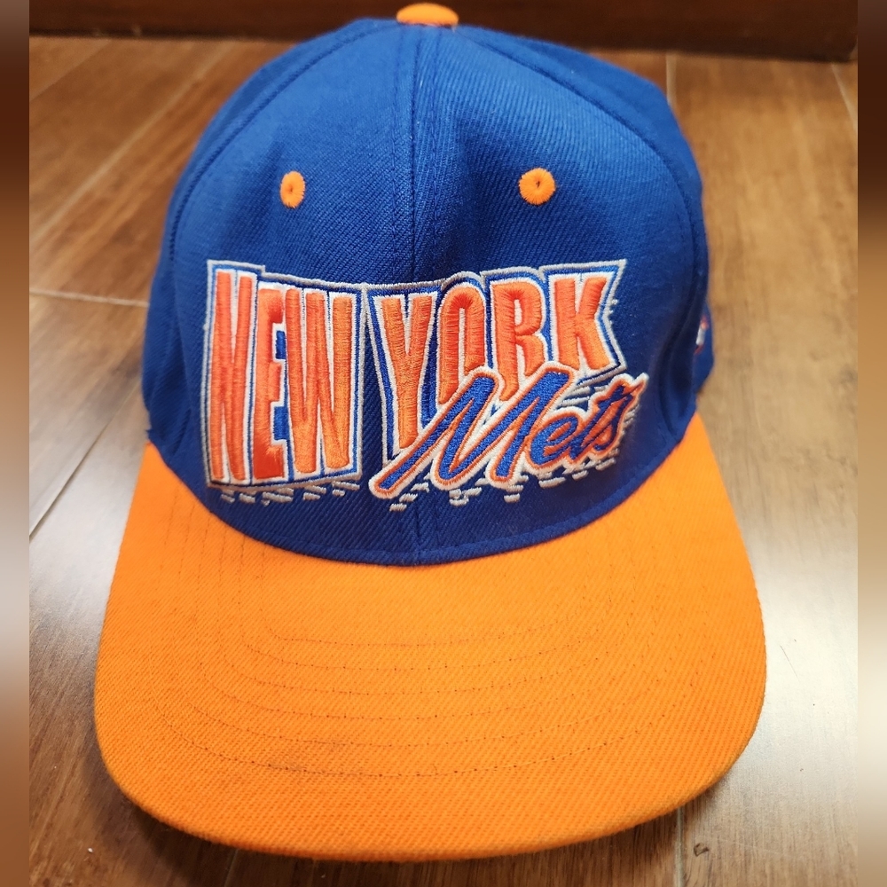 American Needle New York Mets Hat Snapback Cap Mr. Met Copperstown Collection